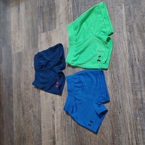 Great shape 3 size 3-6 months under Armour shorts